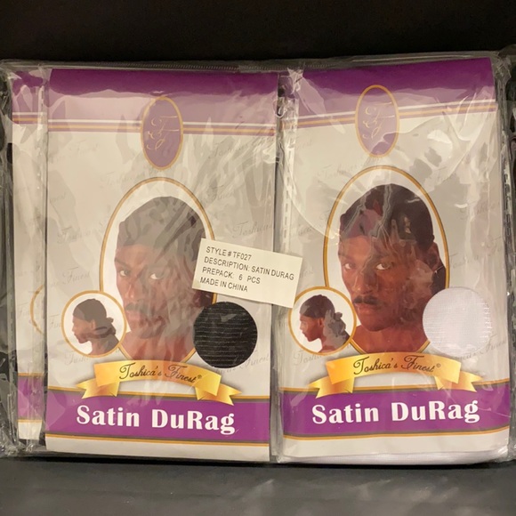 toshica’s finest Other - Men’s Satin DuRag 6 individual wrapped 🆕